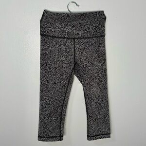 lululemon athletica Wunder Under High-Rise Tight 17” |Crackle Black White | 4